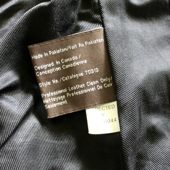 Danier | Genuine Leather Black Jacket Utility Moto - Picture 5 of 8